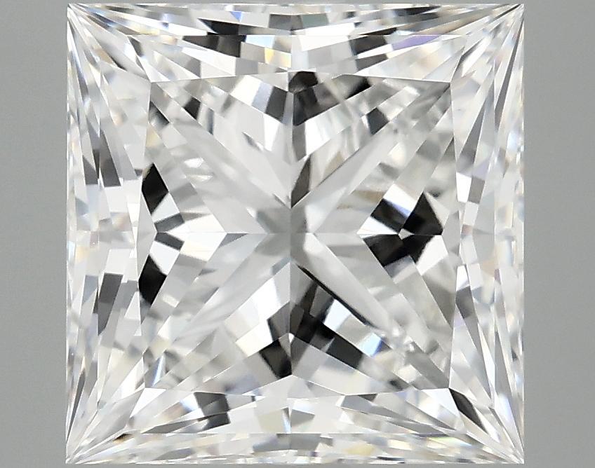 5.07 Carat Princess Shaped Ideal Cut VVS2 IGI Certified Lab Grown Diamond
