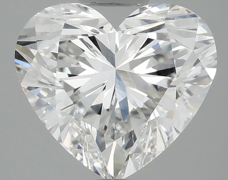 3.08 Carat Heart Shaped Ideal Cut VS2 IGI Certified Lab Grown Diamond