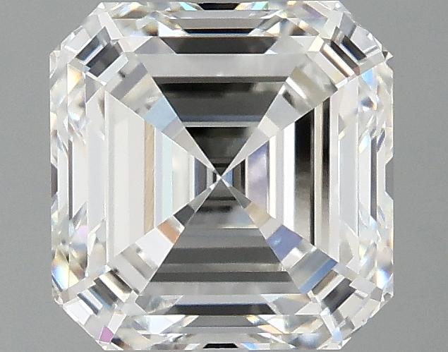 2.03 Carat Asscher Shaped Ideal Cut VVS2 IGI Certified Lab Grown Diamond