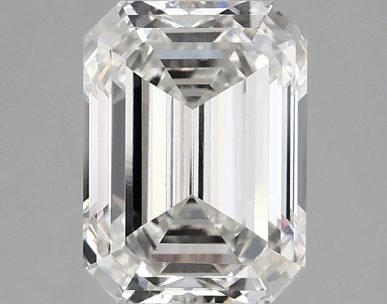 2.52 Carat Emerald Shaped Excellent Cut VS1 IGI Certified Lab Grown Diamond