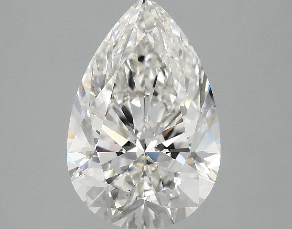 2.57 Carat Pear Shaped Excellent Cut VS1 IGI Certified Lab Grown Diamond
