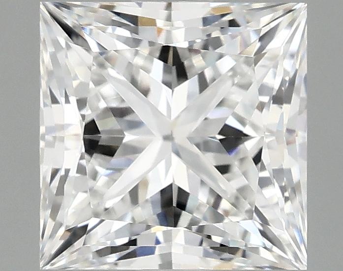 2.06 Carat Princess Shaped Ideal Cut VVS2 IGI Certified Lab Grown Diamond