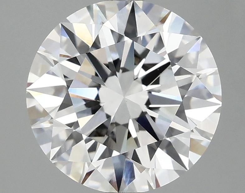 3.07 Carat Round Shaped Ideal Cut VVS2 IGI Certified Lab Grown Diamond
