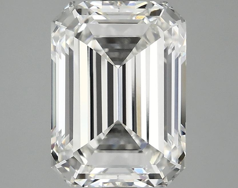 3.05 Carat Emerald Shaped Excellent Cut VVS2 IGI Certified Lab Grown Diamond