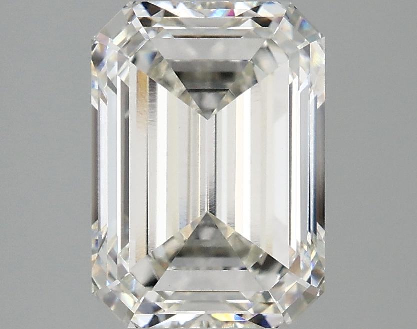 3.03 Carat Emerald Shaped Ideal Cut VVS2 IGI Certified Lab Grown Diamond