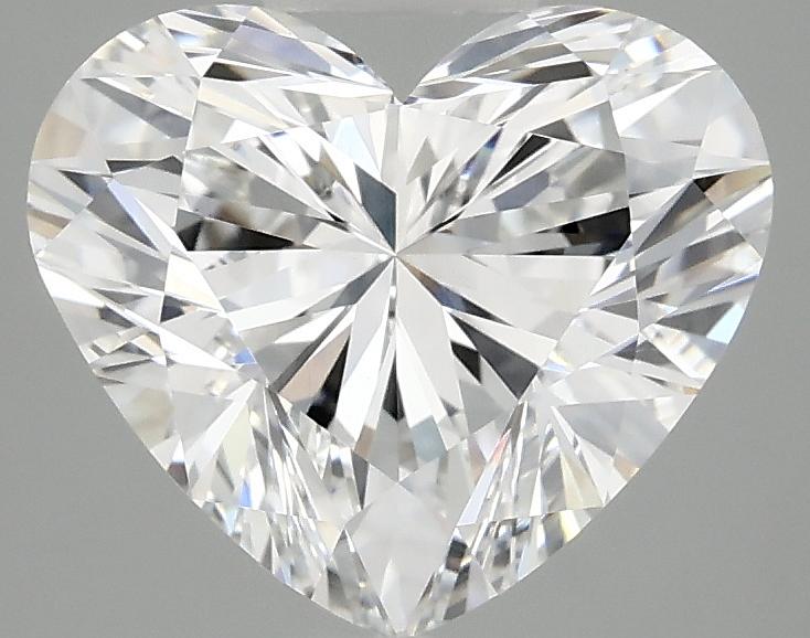 3.03 Carat Heart Shaped Excellent Cut VVS2 IGI Certified Lab Grown Diamond