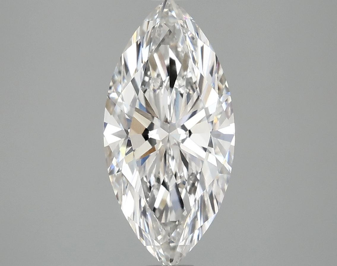 2.07 Carat Marquise Shaped Excellent Cut VVS2 IGI Certified Lab Grown Diamond