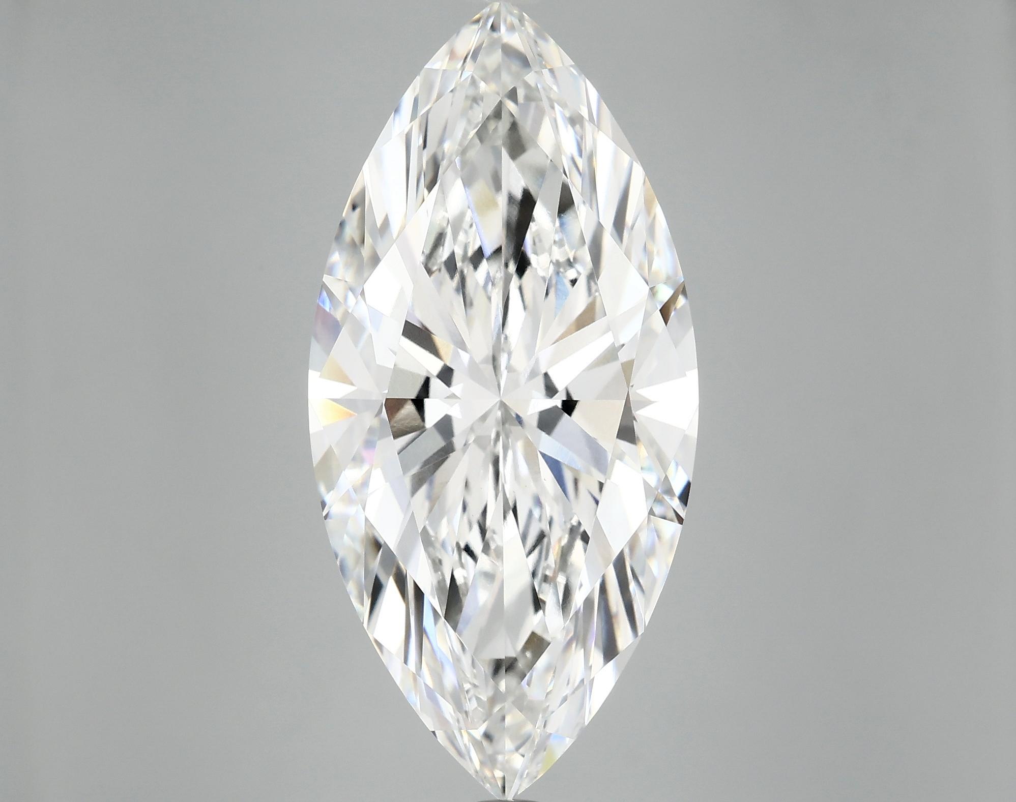 10.11 Carat Marquise Shaped Excellent Cut VVS2 IGI Certified Lab Grown Diamond