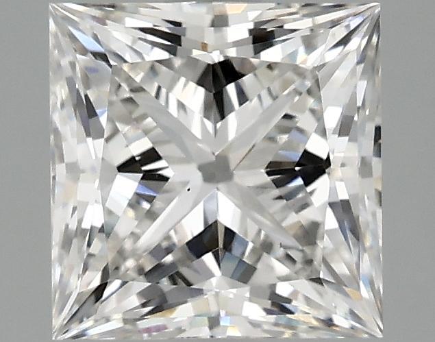 2.05 Carat Princess Shaped Ideal Cut VS1 IGI Certified Lab Grown Diamond