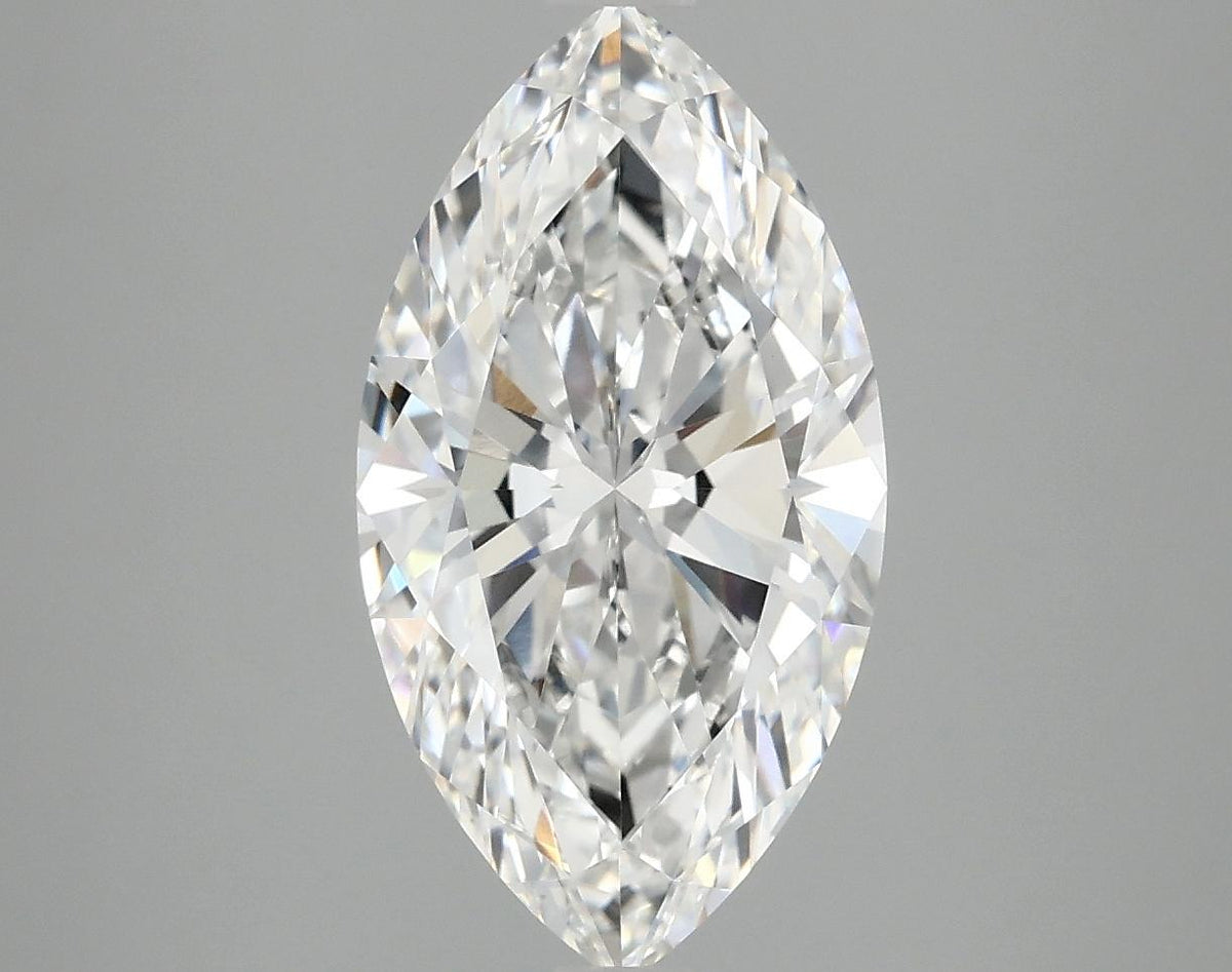2.99 Carat Marquise Shaped Excellent Cut VVS2 IGI Certified Lab Grown Diamond