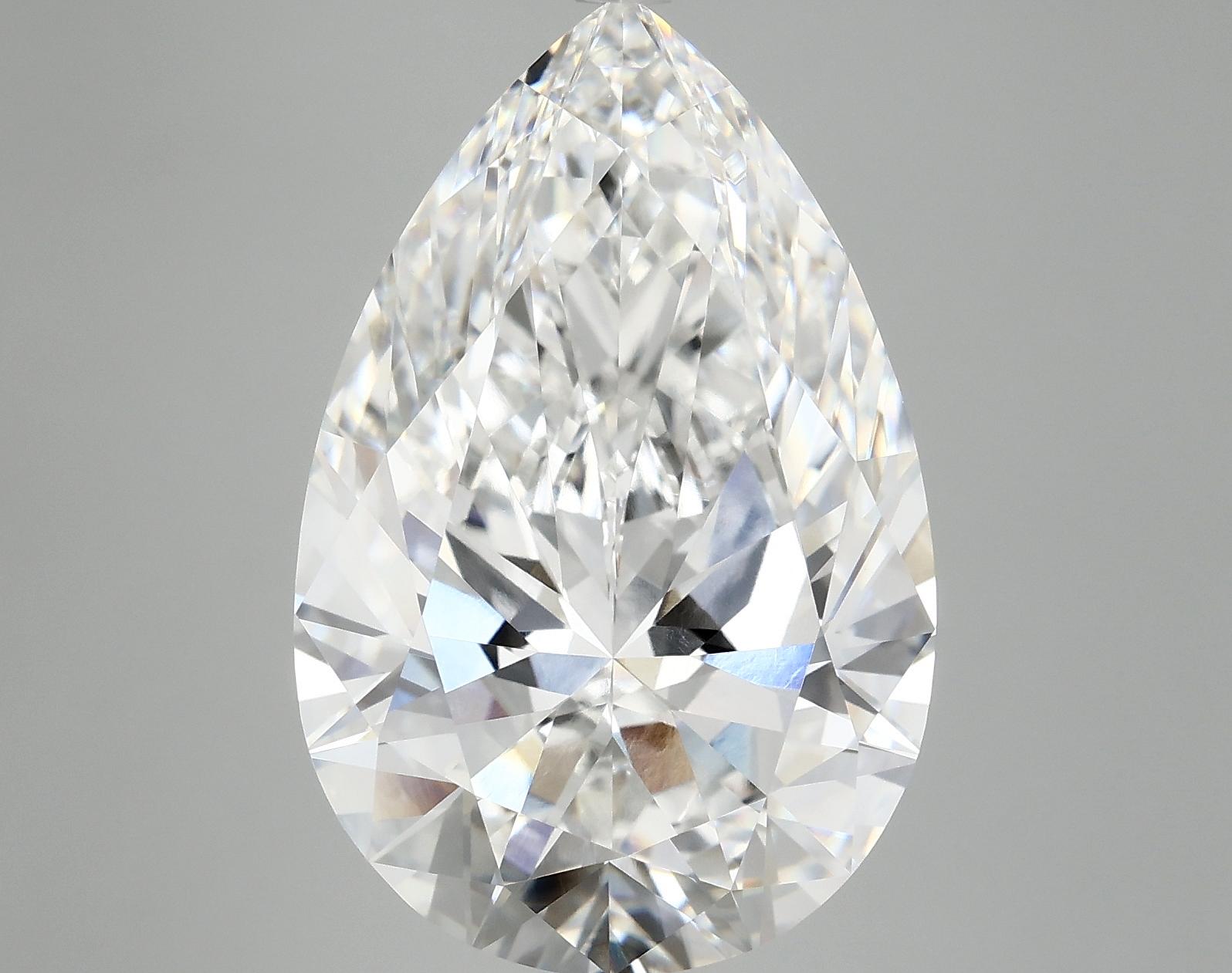 10.2 Carat Pear Shaped Excellent Cut VVS2 IGI Certified Lab Grown Diamond