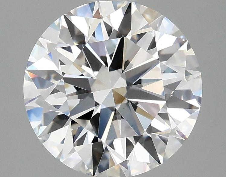 2.5 Carat Round Shaped Ideal Cut VVS2 IGI Certified Lab Grown Diamond