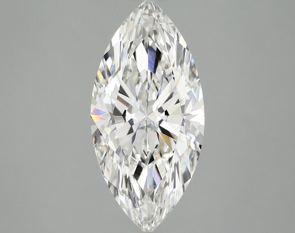 2.51 Carat Marquise Shaped Excellent Cut VS1 IGI Certified Lab Grown Diamond