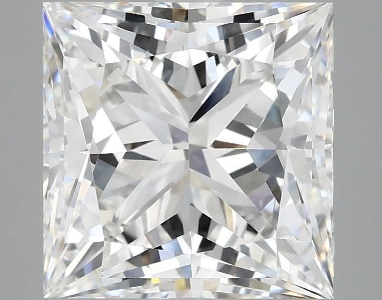 4.03 Carat Princess Shaped Ideal Cut VVS2 IGI Certified Lab Grown Diamond