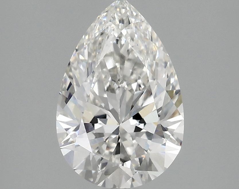 1.59 Carat Pear Shaped Excellent Cut VVS2 IGI Certified Lab Grown Diamond