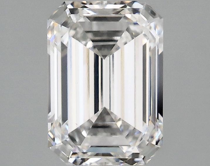 1.9 Carat Emerald Shaped Ideal Cut VVS2 IGI Certified Lab Grown Diamond
