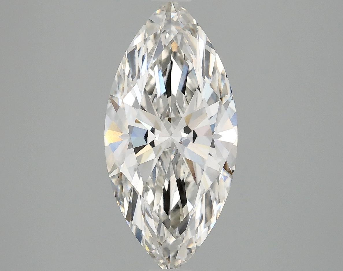 2.03 Carat Marquise Shaped Excellent Cut VVS2 IGI Certified Lab Grown Diamond