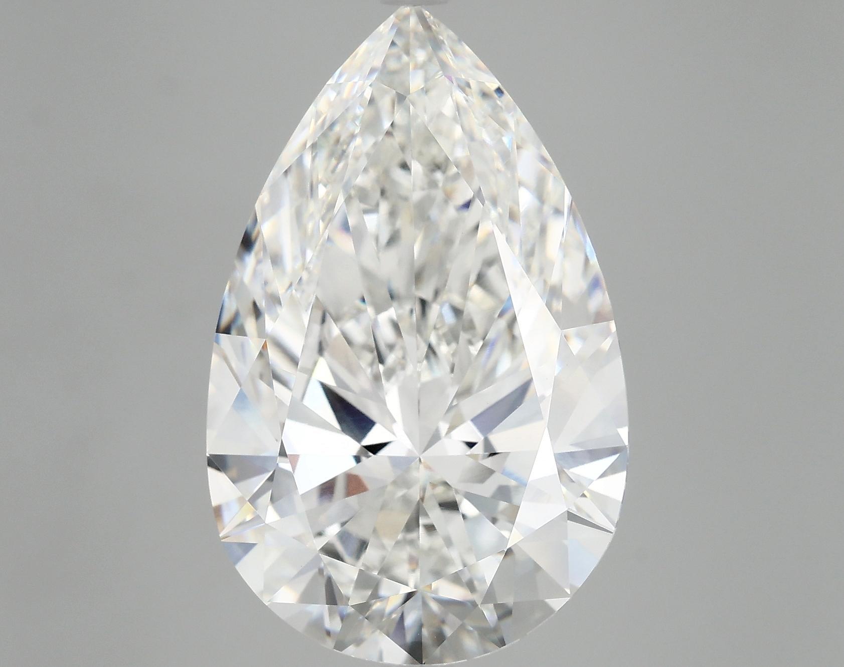 10.18 Carat Pear Shaped Ideal Cut VVS2 IGI Certified Lab Grown Diamond