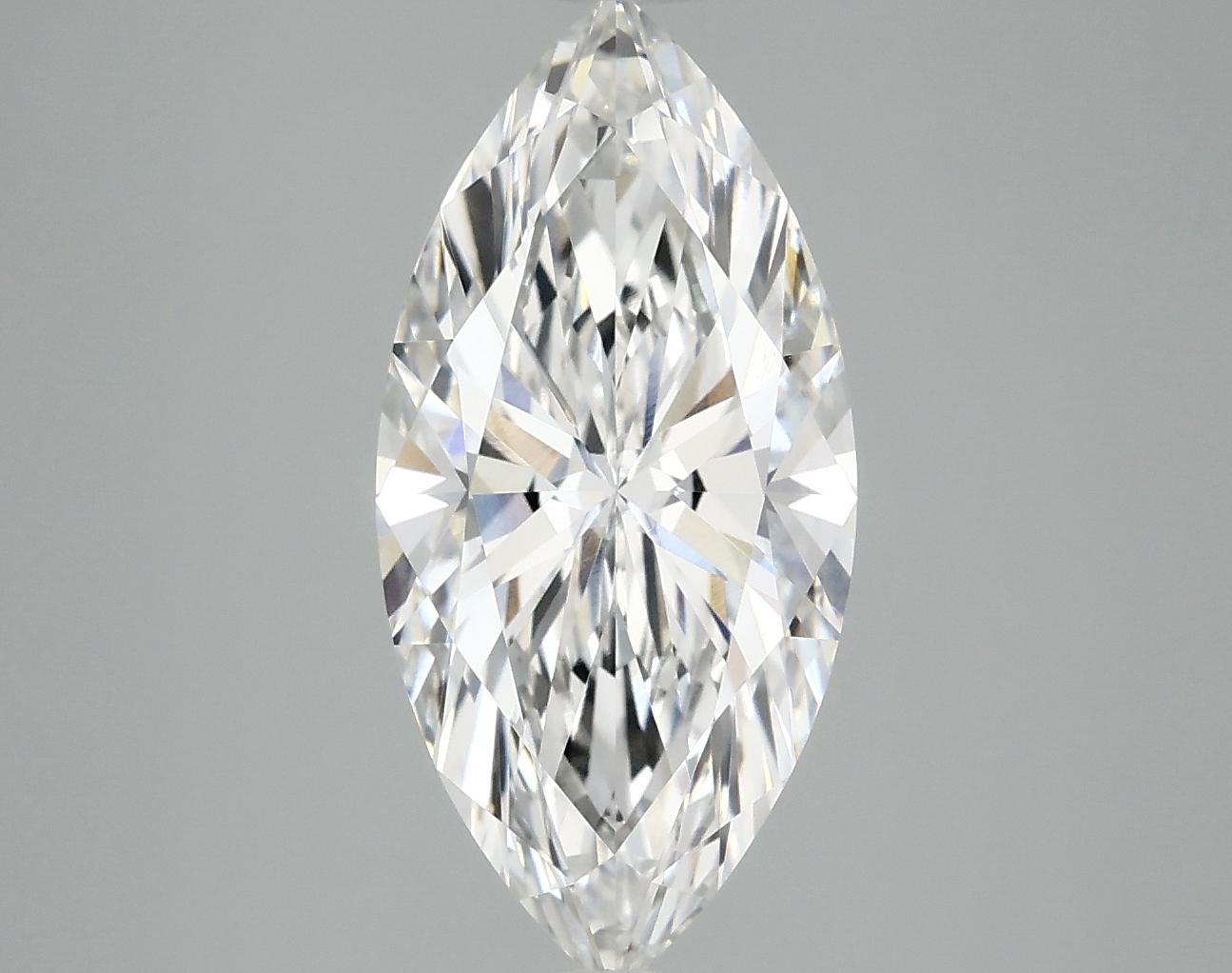 3.02 Carat Marquise Shaped Excellent Cut VVS2 IGI Certified Lab Grown Diamond