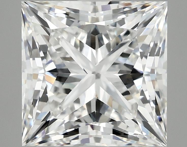 4.1 Carat Princess Shaped Ideal Cut VVS2 IGI Certified Lab Grown Diamond