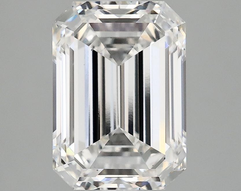 2.97 Carat Emerald Shaped Ideal Cut VS2 IGI Certified Lab Grown Diamond