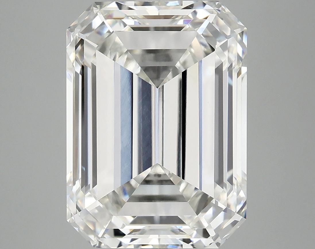 7.08 Carat Emerald Shaped Excellent Cut VVS2 IGI Certified Lab Grown Diamond