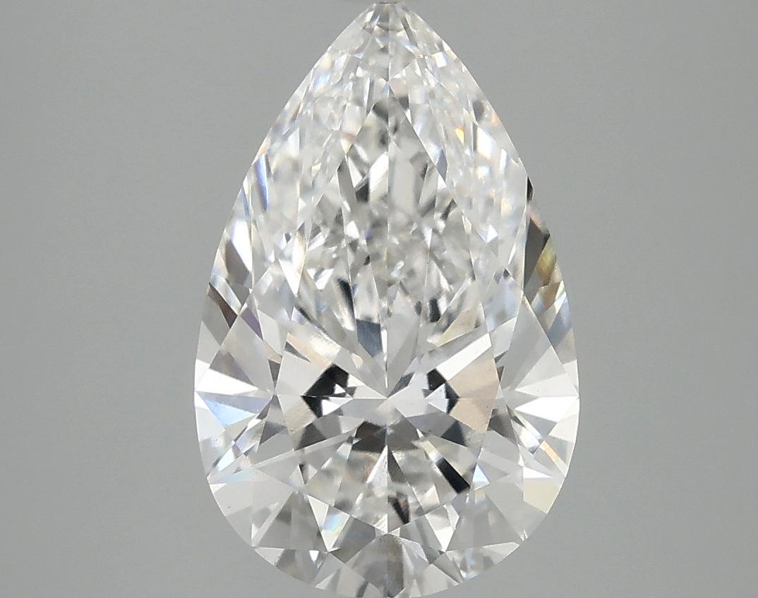 3.08 Carat Pear Shaped Ideal Cut VS2 IGI Certified Lab Grown Diamond