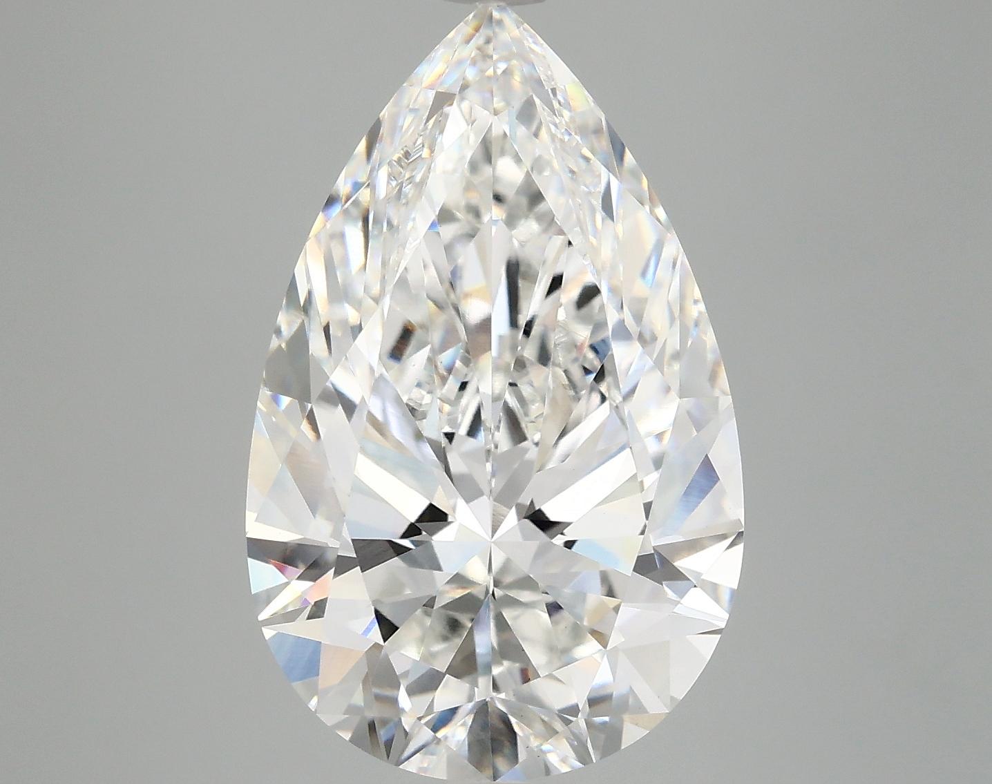 7.2 Carat Pear Shaped Ideal Cut VVS2 IGI Certified Lab Grown Diamond