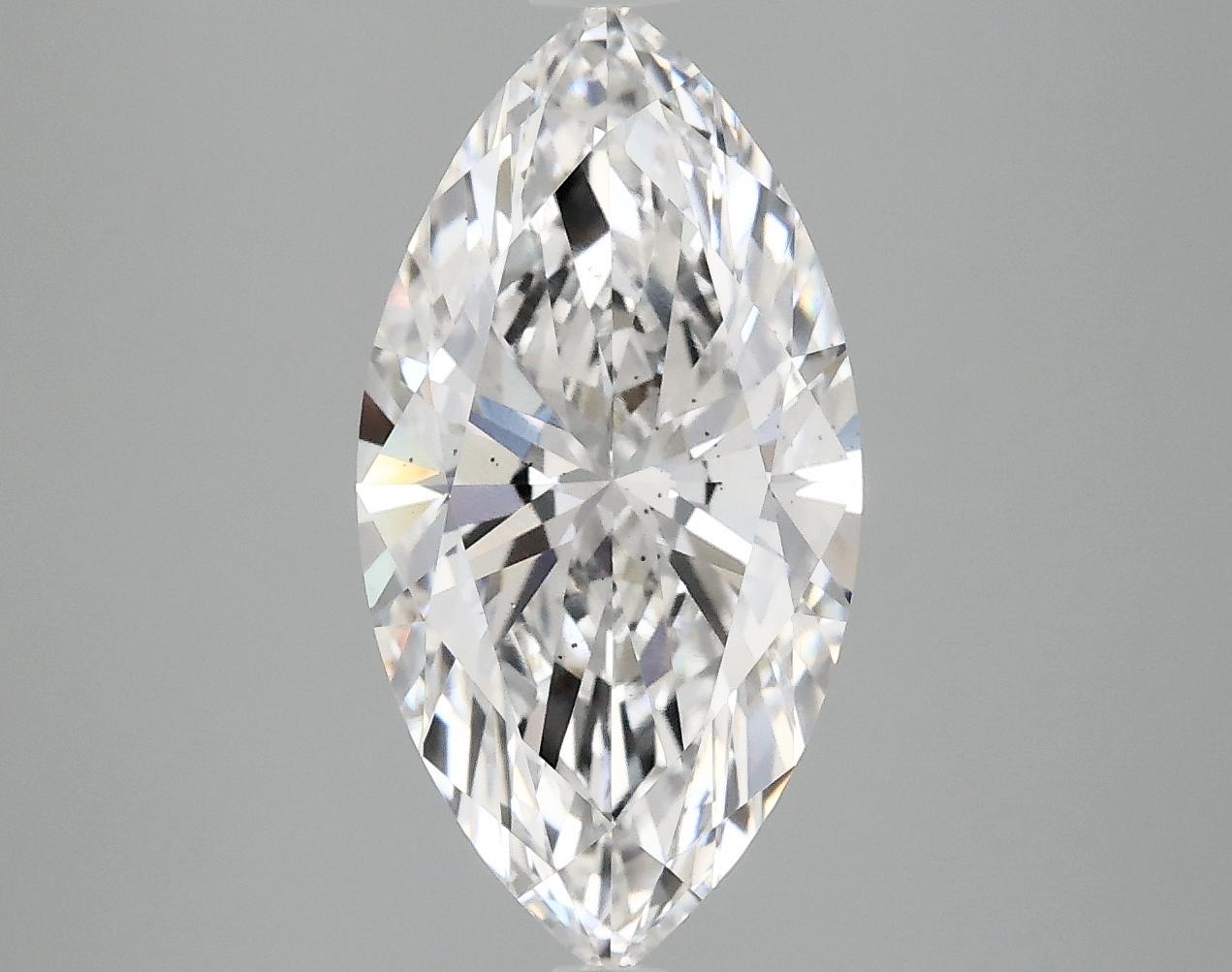 2.97 Carat Marquise Shaped Ideal Cut SI1 IGI Certified Lab Grown Diamond