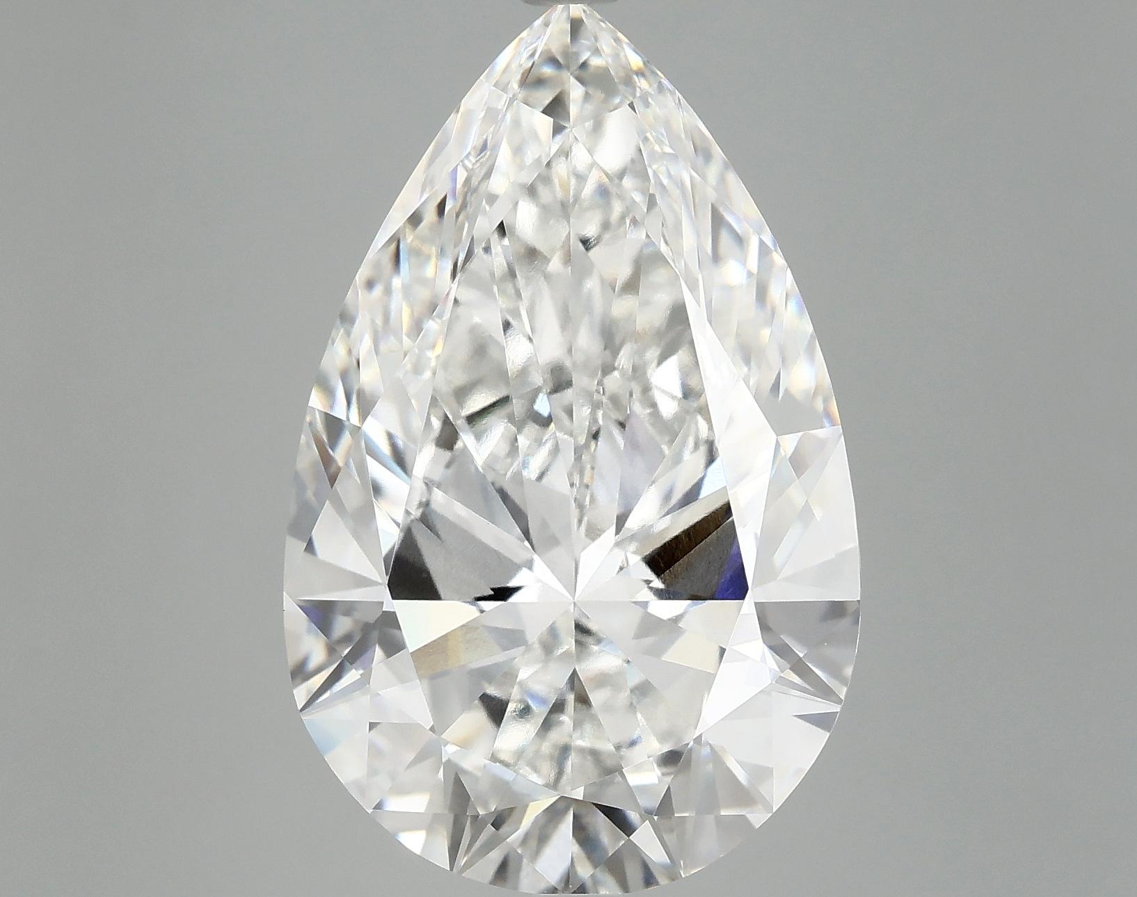 10.02 Carat Pear Shaped Ideal Cut VVS2 IGI Certified Lab Grown Diamond