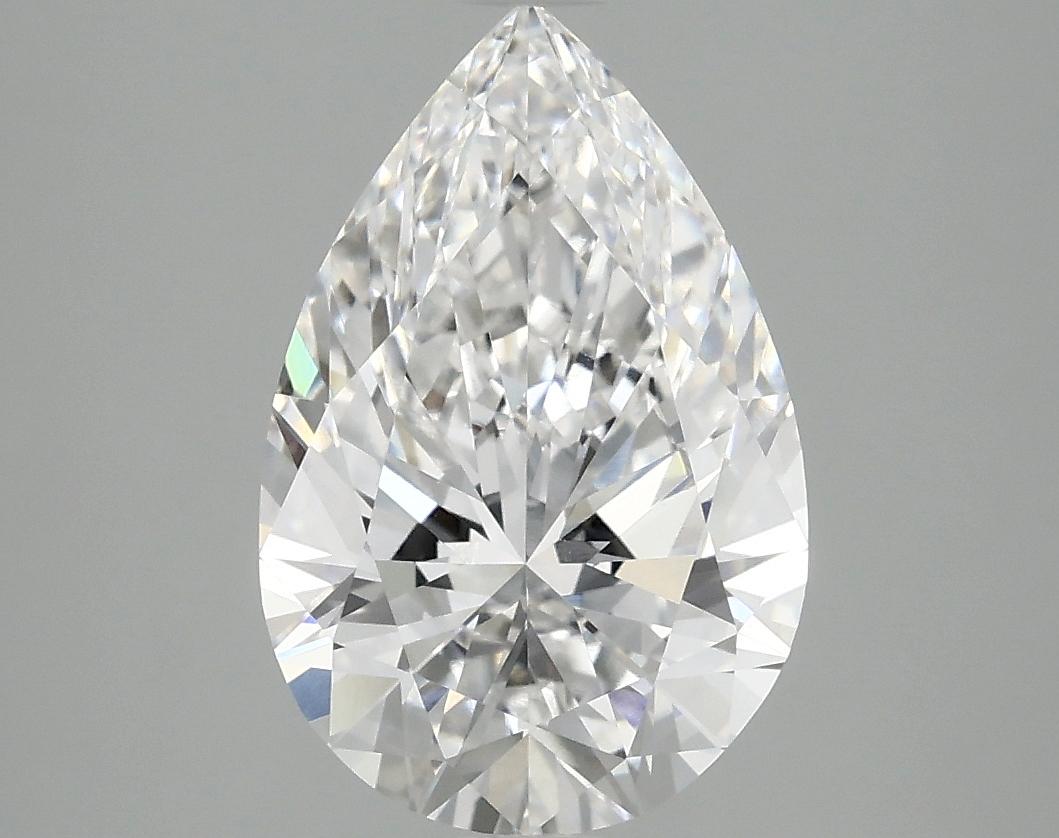 3.05 Carat Pear Shaped Excellent Cut VVS2 IGI Certified Lab Grown Diamond