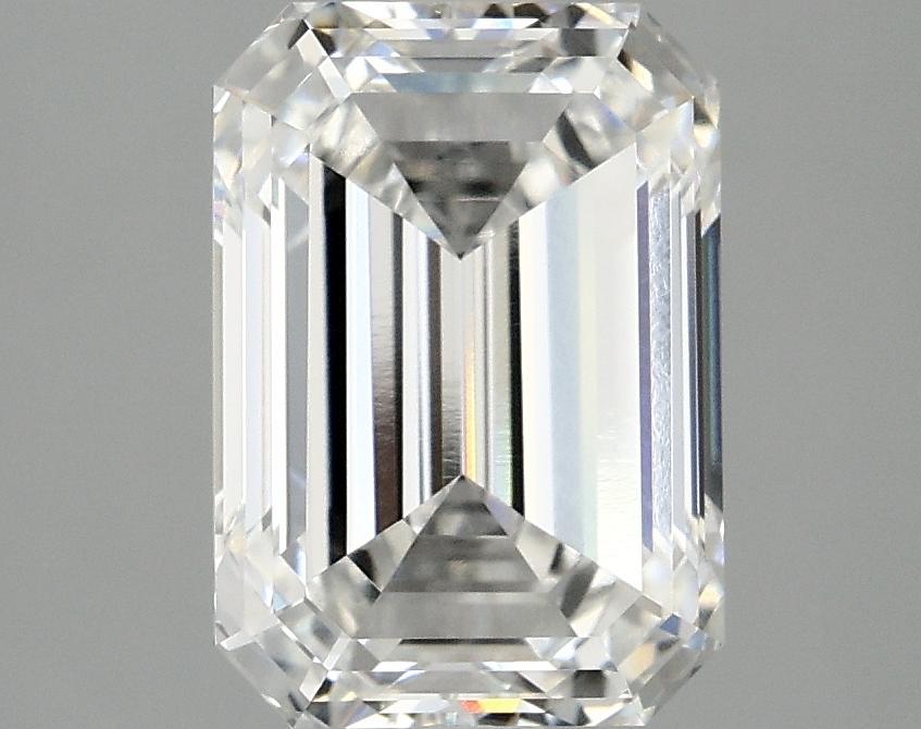 3.08 Carat Emerald Shaped Ideal Cut VVS2 IGI Certified Lab Grown Diamond