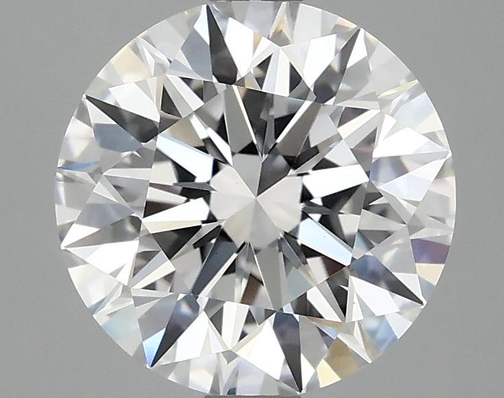 2.59 Carat Round Shaped Excellent Cut VVS2 IGI Certified Lab Grown Diamond