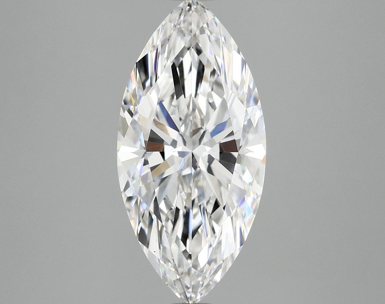 3.09 Carat Marquise Shaped Excellent Cut VS1 IGI Certified Lab Grown Diamond