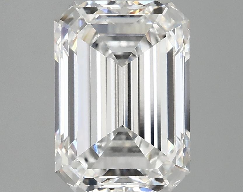 3.08 Carat Emerald Shaped Ideal Cut VVS2 IGI Certified Lab Grown Diamond