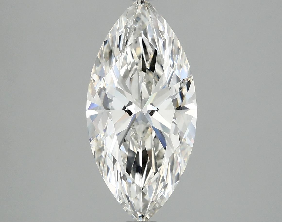 2.51 Carat Marquise Shaped Excellent Cut VVS2 IGI Certified Lab Grown Diamond