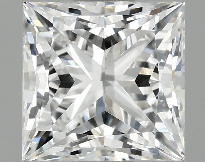 1.08 Carat Princess Shaped Ideal Cut VVS2 IGI Certified Lab Grown Diamond