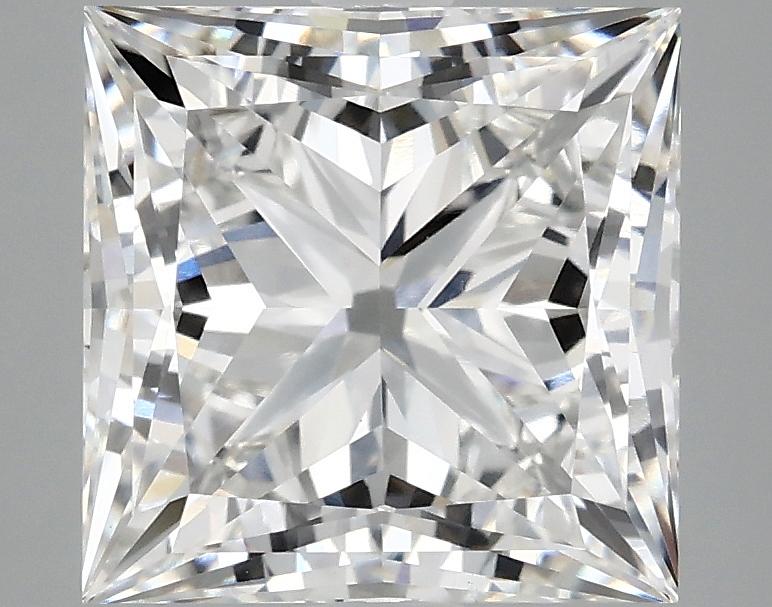 4.05 Carat Princess Shaped Ideal Cut VVS2 IGI Certified Lab Grown Diamond