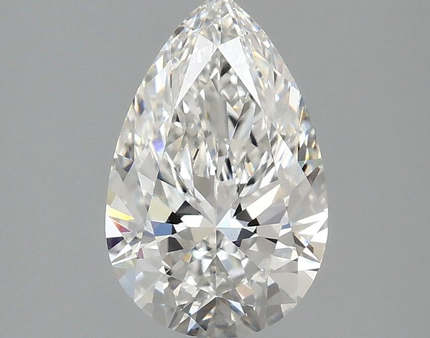 1.52 Carat Pear Shaped Ideal Cut VVS2 IGI Certified Lab Grown Diamond