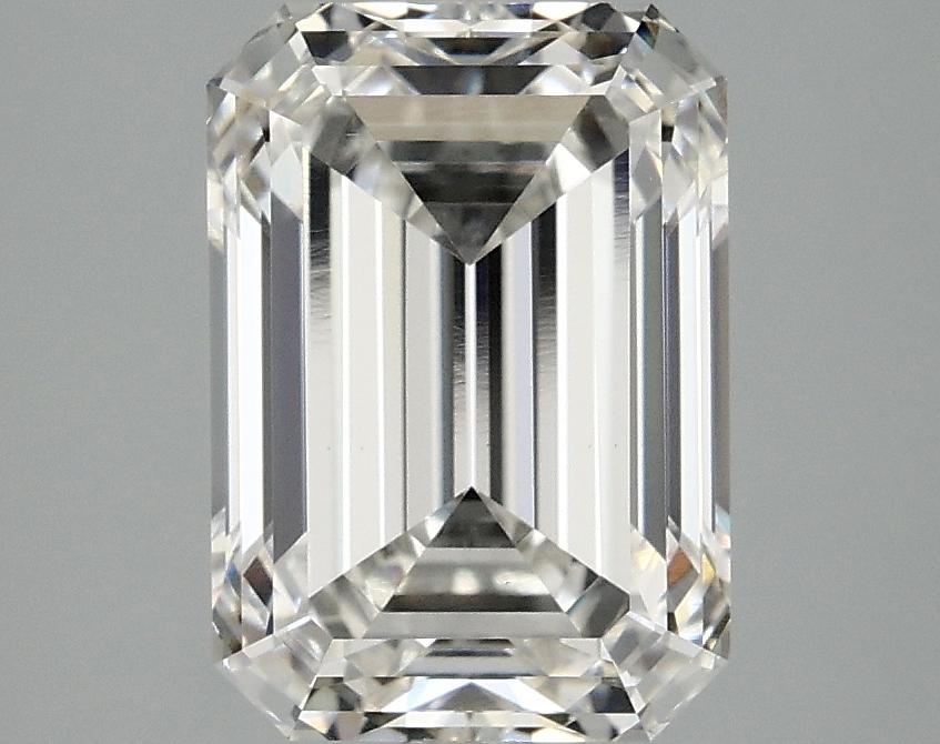 3.2 Carat Emerald Shaped Ideal Cut VVS2 IGI Certified Lab Grown Diamond