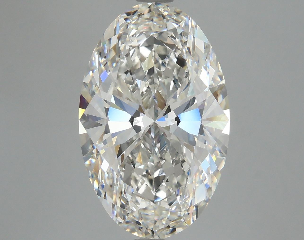 5.04 Carat Oval Shaped Excellent Cut SI1 IGI Certified Lab Grown Diamond