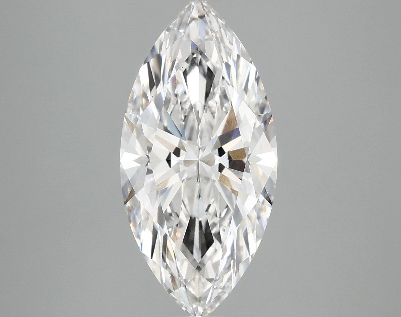 3.09 Carat Marquise Shaped Excellent Cut VS1 IGI Certified Lab Grown Diamond