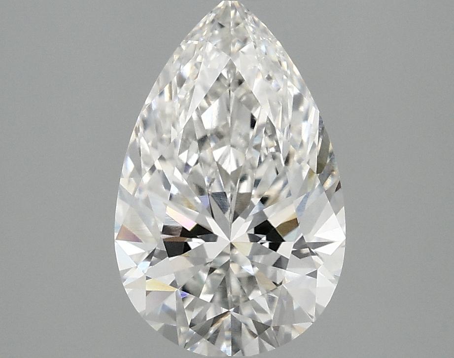 2.04 Carat Pear Shaped Ideal Cut VVS2 IGI Certified Lab Grown Diamond