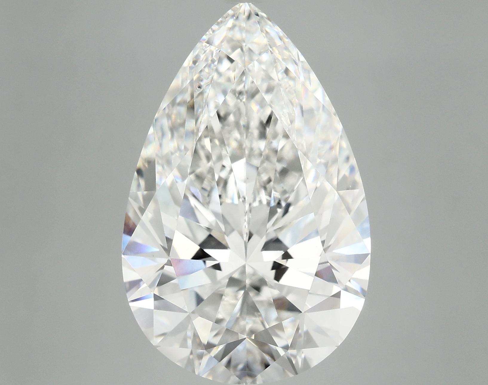 10.4 Carat Pear Shaped Ideal Cut VVS2 IGI Certified Lab Grown Diamond