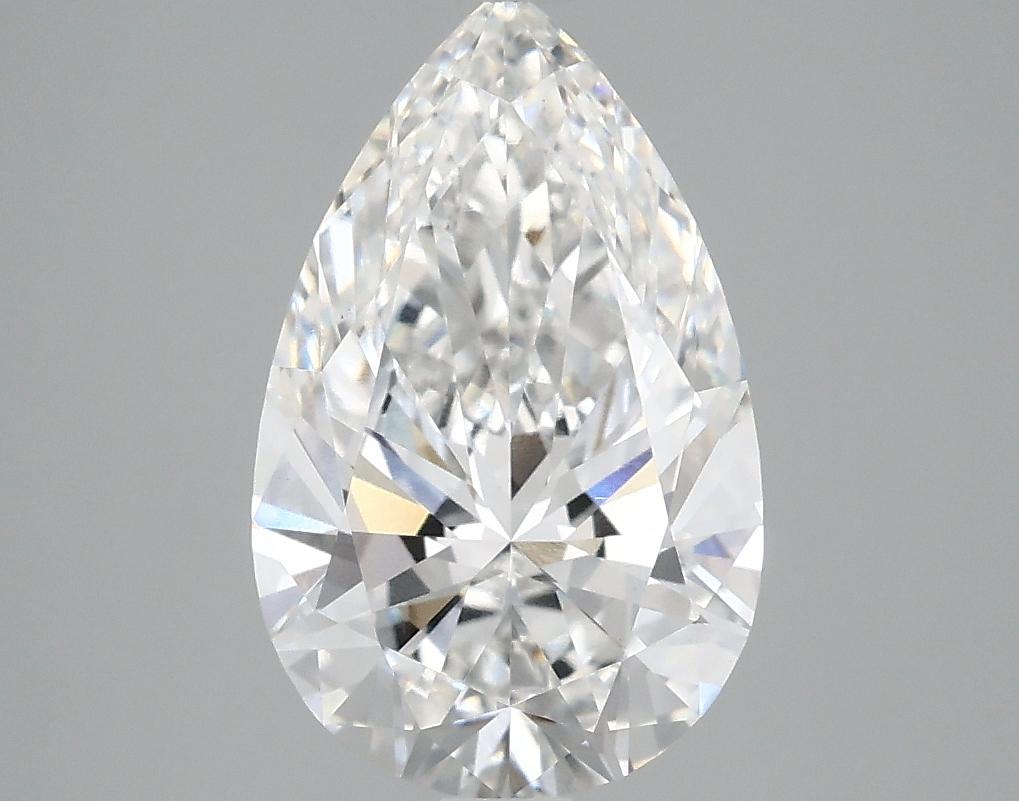 2.5 Carat Pear Shaped Ideal Cut VS1 IGI Certified Lab Grown Diamond
