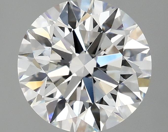 2.08 Carat Round Shaped Excellent Cut VVS2 IGI Certified Lab Grown Diamond