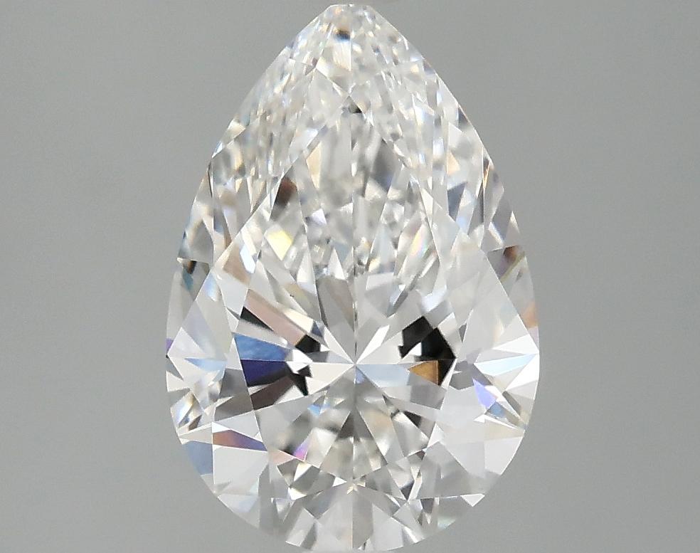 2.5 Carat Pear Shaped Excellent Cut VS1 IGI Certified Lab Grown Diamond