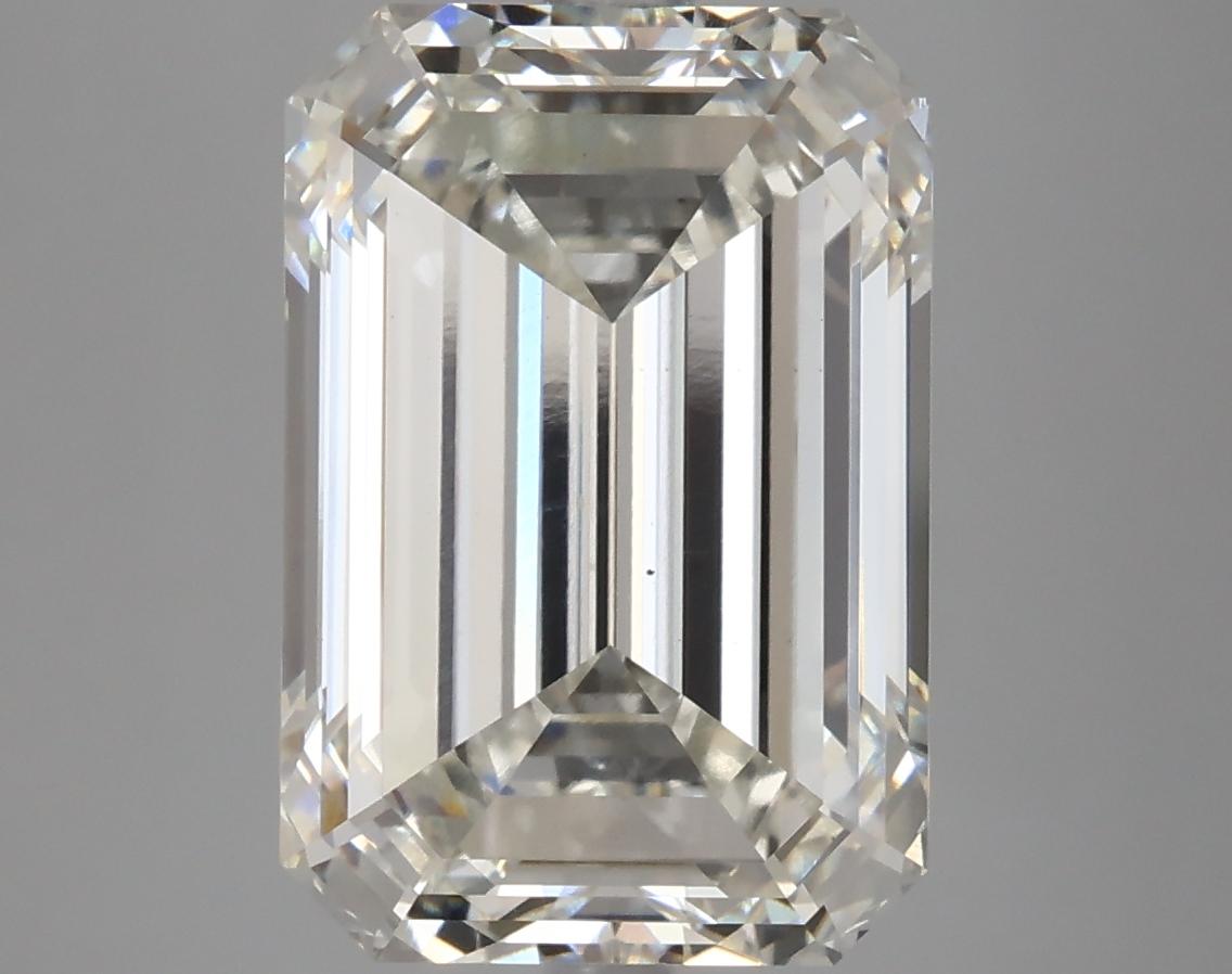6.78 Carat Emerald Shaped Ideal Cut VS2 IGI Certified Lab Grown Diamond