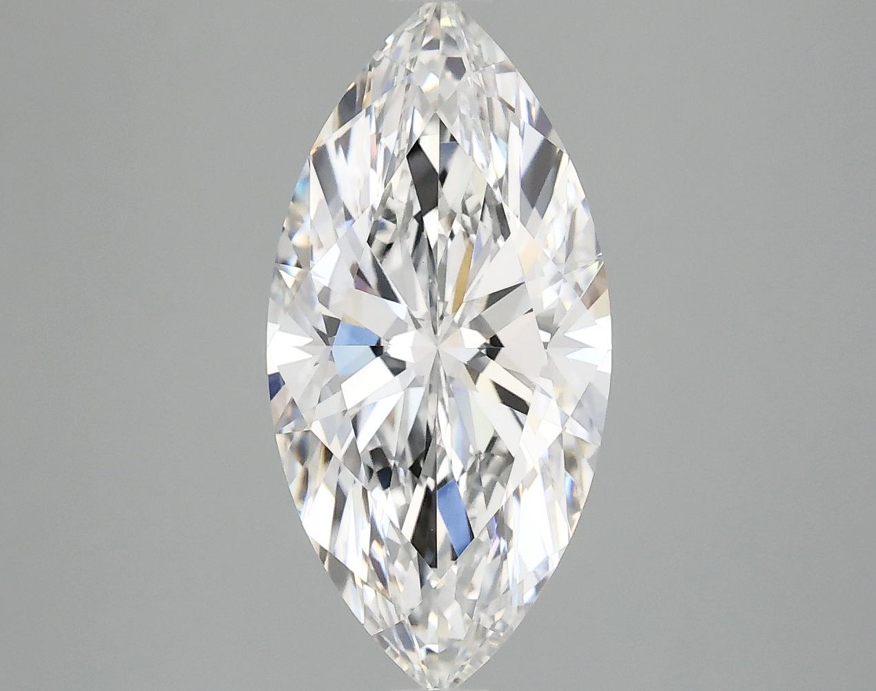 3.02 Carat Marquise Shaped Excellent Cut VVS2 IGI Certified Lab Grown Diamond