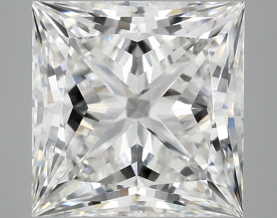 6.04 Carat Princess Shaped Ideal Cut VVS2 IGI Certified Lab Grown Diamond